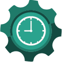 Use of Space and Time gear icon